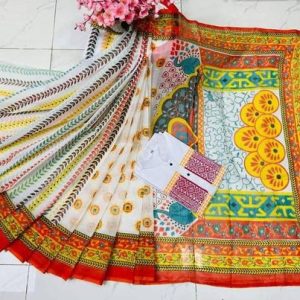 শাড়ি পাঞ্জাবির আকর্ষণীয় মিল